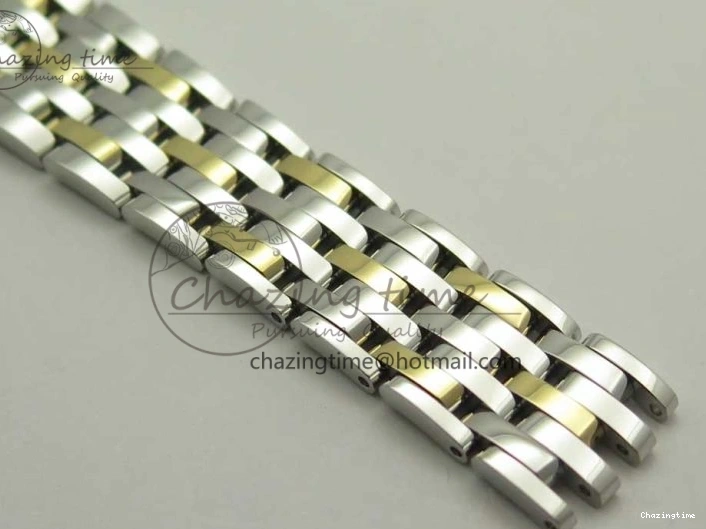 0523 Attractive De Ville Prestige Ladies 32.7mm SS MKF 1:1 Best Edition White Dial Roman Markers on SS YG Bracelet MIYOTA 7965